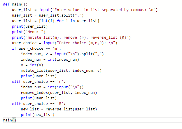 Solved Write a function called that takes a as a parameter | Chegg.com