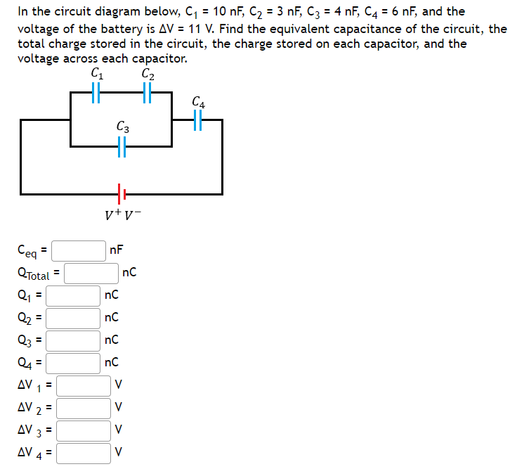 Solved In the circuit diagram below, | Chegg.com