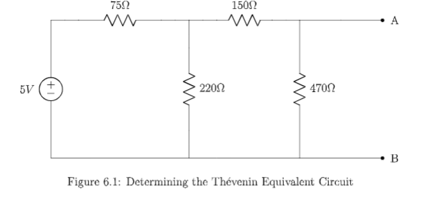 Solved Determine the Thevenin equivalent of Figure 6.1 from | Chegg.com