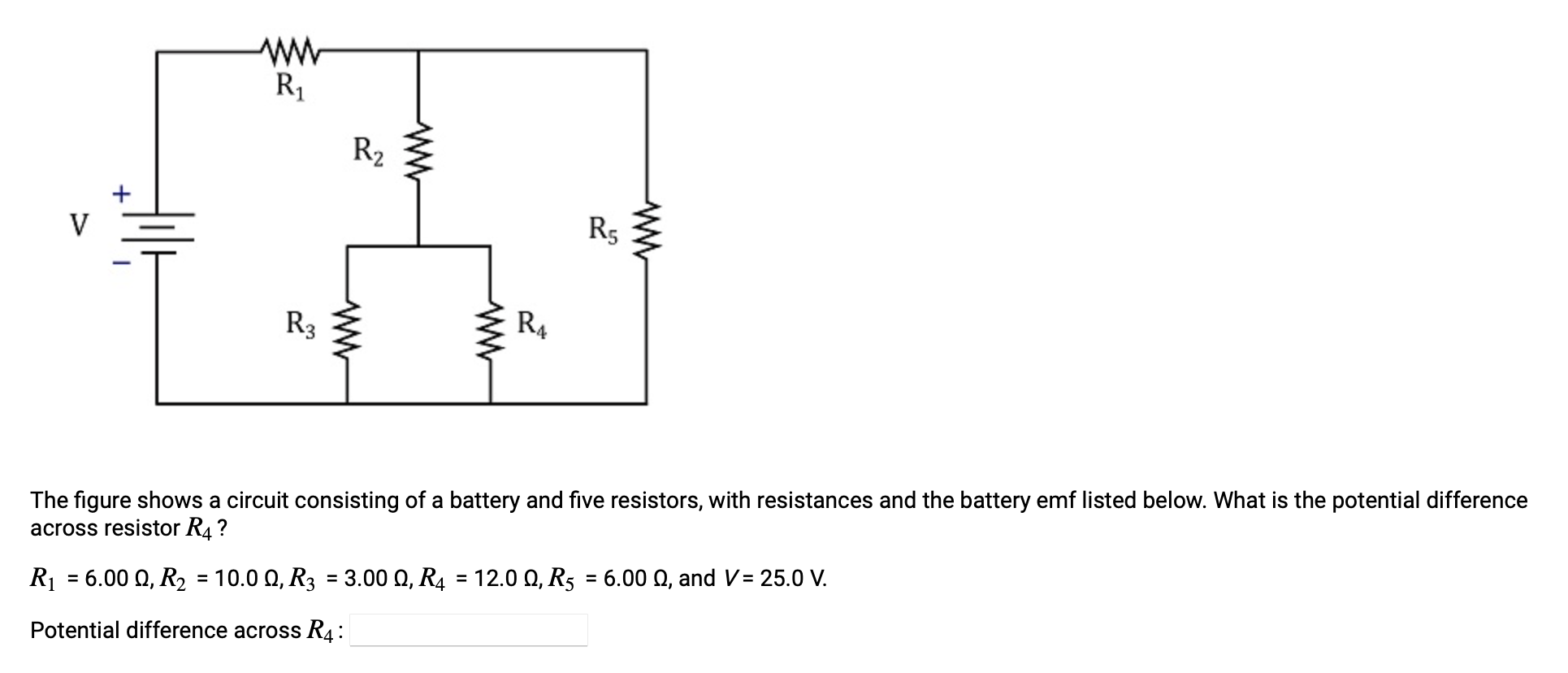Solved The figure shows a circuit consisting of a battery