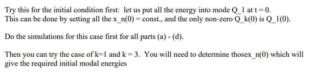 Solved FPUT Model Consider a chain of particles that can | Chegg.com