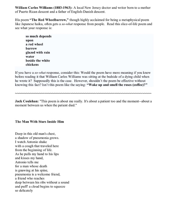 The Red Wheelbarrow Meaning Ppt The Red Wheelbarrow Powerpoint