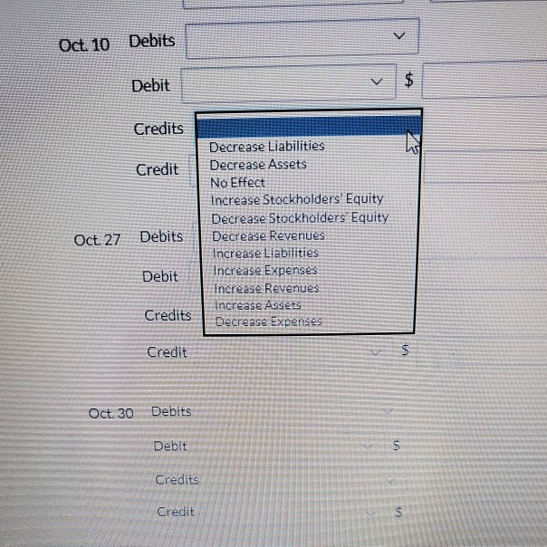 debit credit analysis debit credit analysis