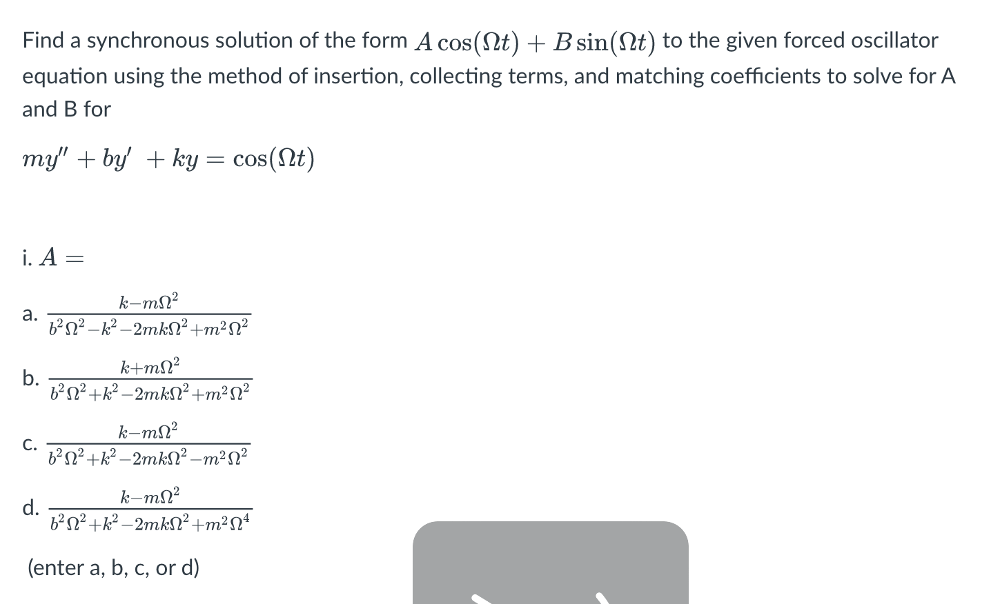 Solved Find a synchronous solution of the form