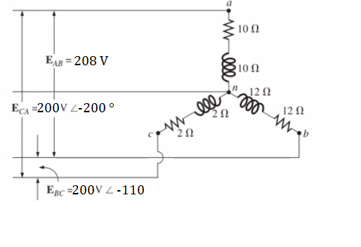 Solved A) Sequence Phase Voltages B) Sequence Line | Chegg.com