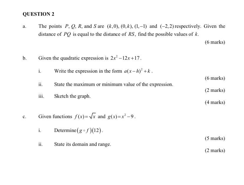Solved SECTION A: STRUCTURED QUESTIONS (100 MARKS) ANSWER | Chegg.com