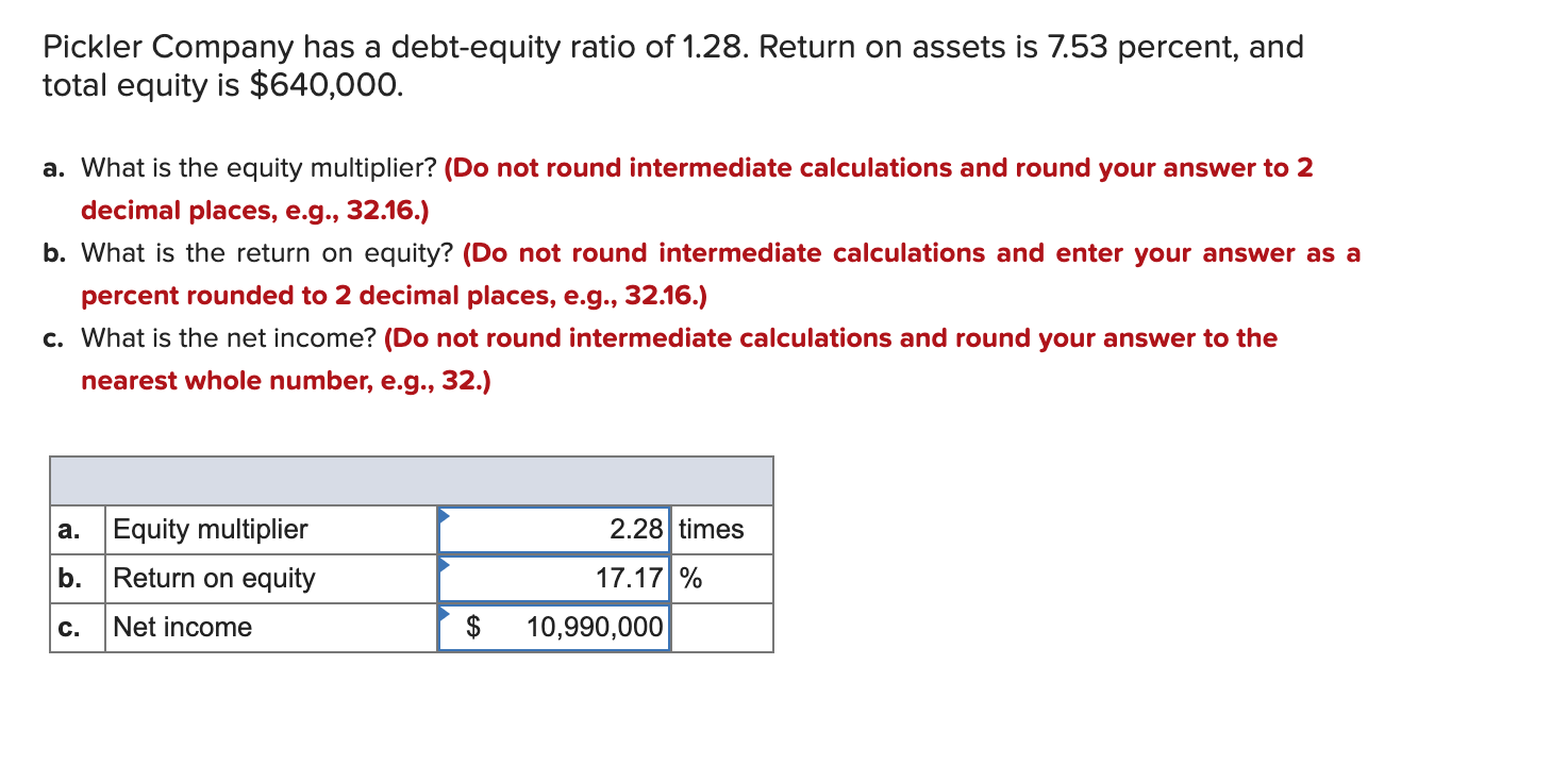 Debt Equity Ratio Questions - Management And Leadership