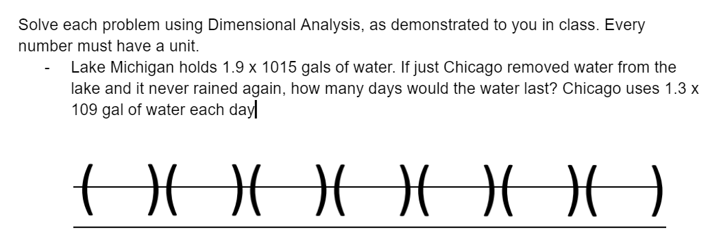 Solved Solve Each Problem Using Dimensional Analysis As Chegg Solved Solve Each Problem Using Dimensional Analysis As Chegg