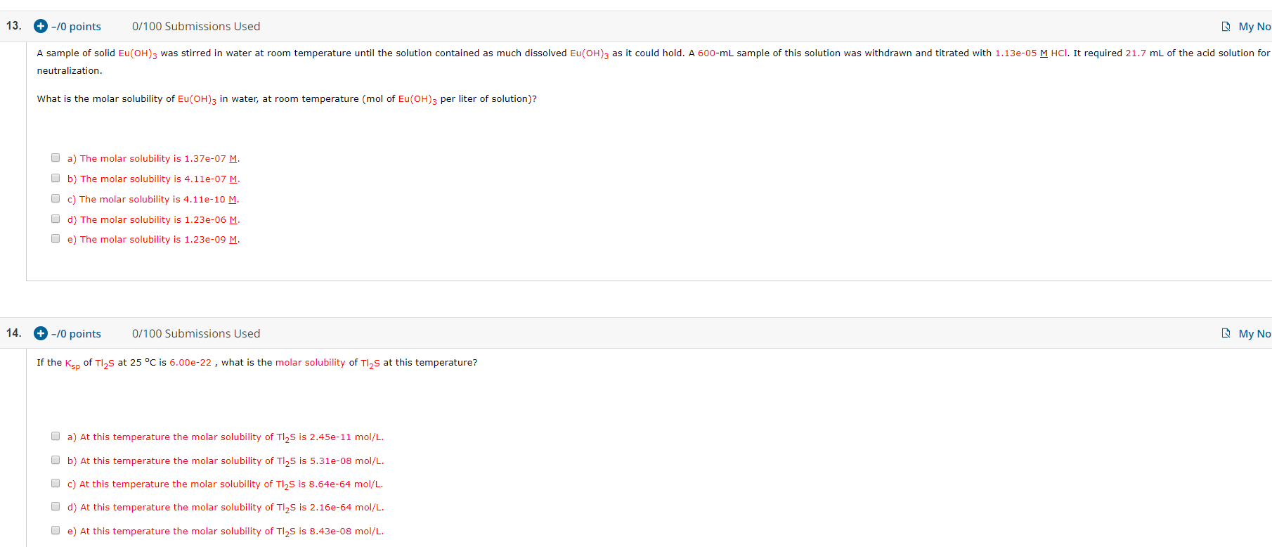 Solved John Hogan Quiz 4 LSU Chemistry 1202. Please | Chegg.com