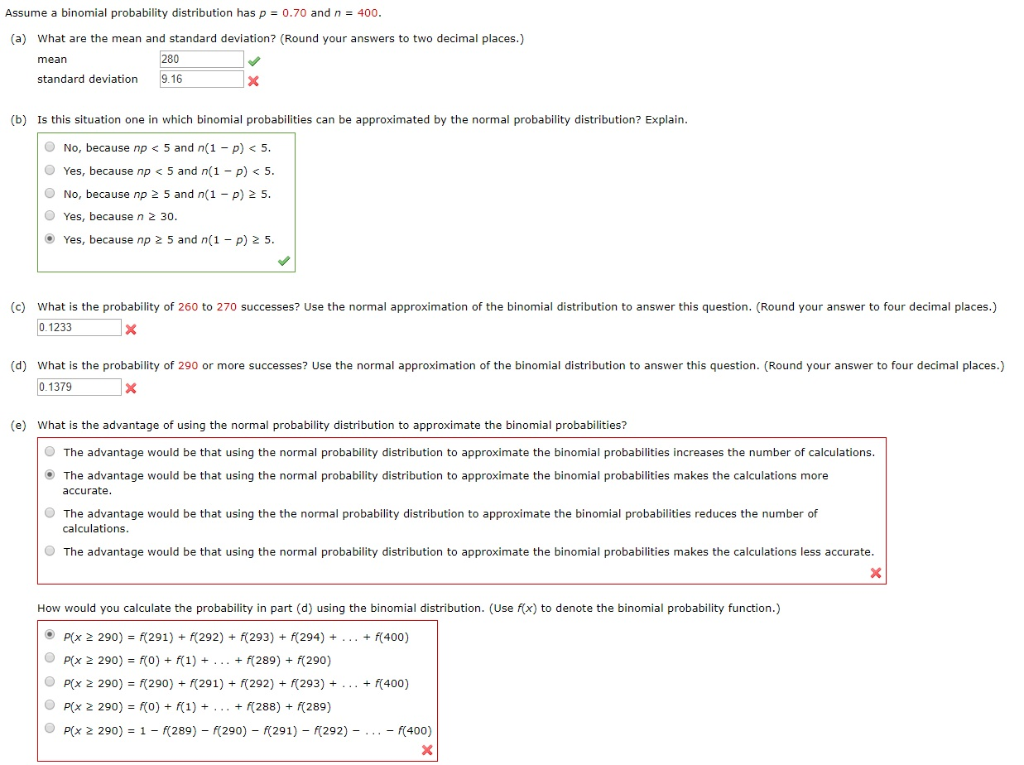 Solved Assume a binomial probability distribution has p 0.70 | Chegg.com