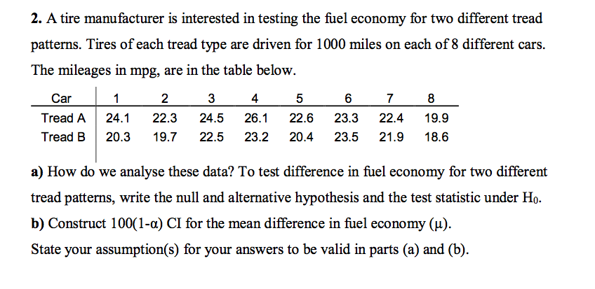 Tire Math Question Solved can you solve this question please? If you are | Chegg.com