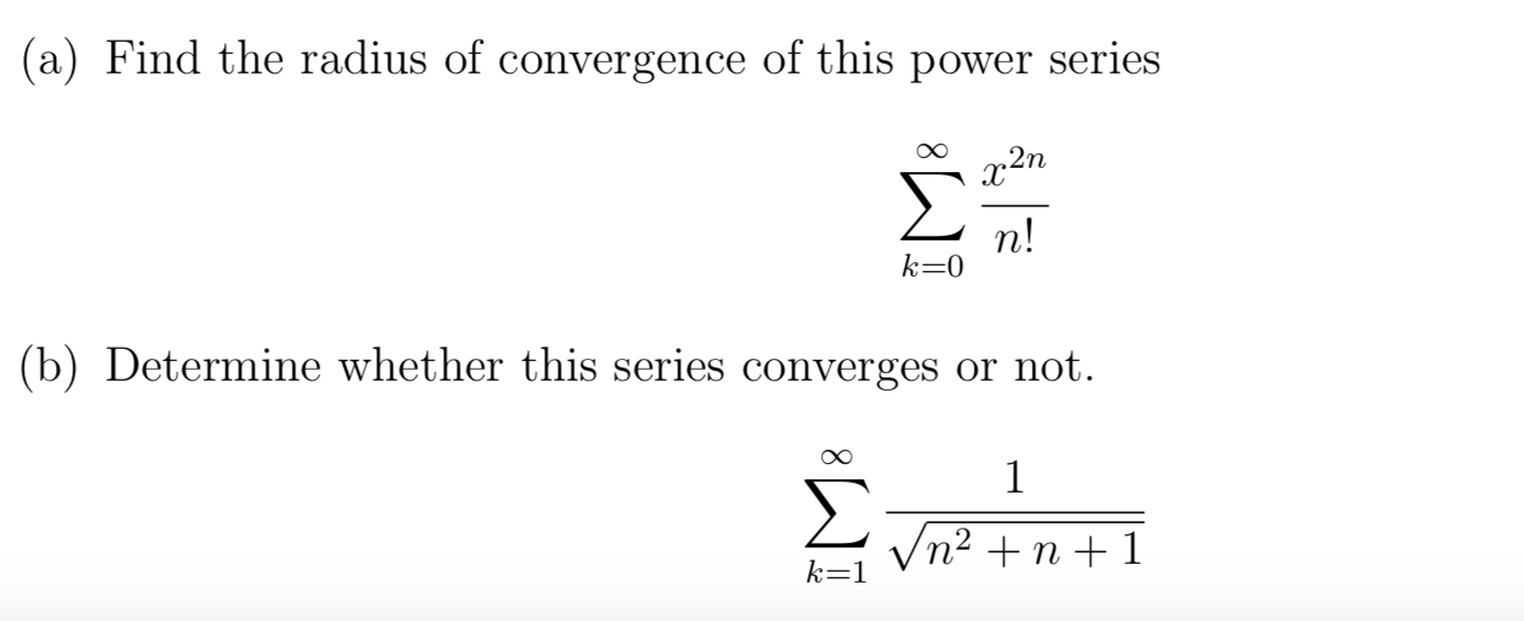 how to find the radius of convergence of a complex power series