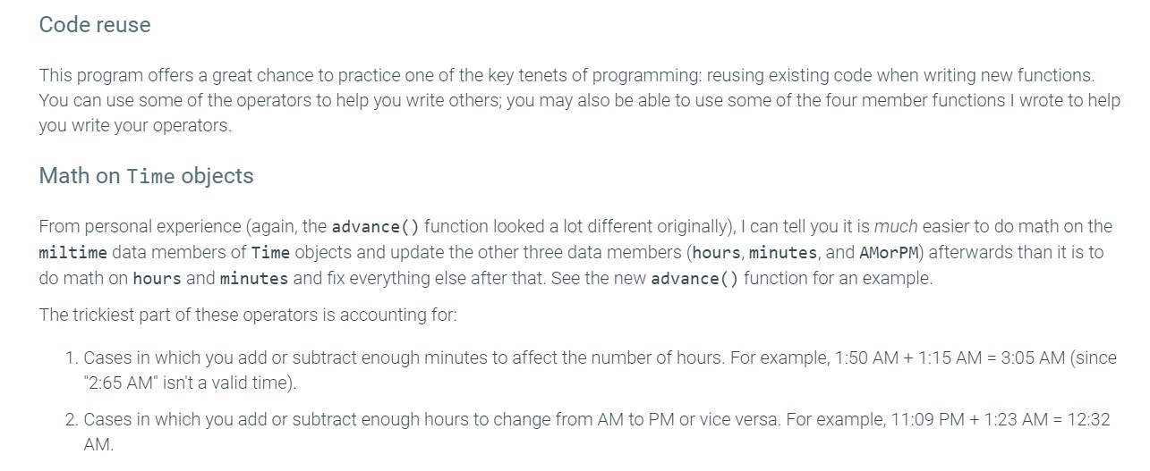 This assignment gives you experience writing | Chegg.com