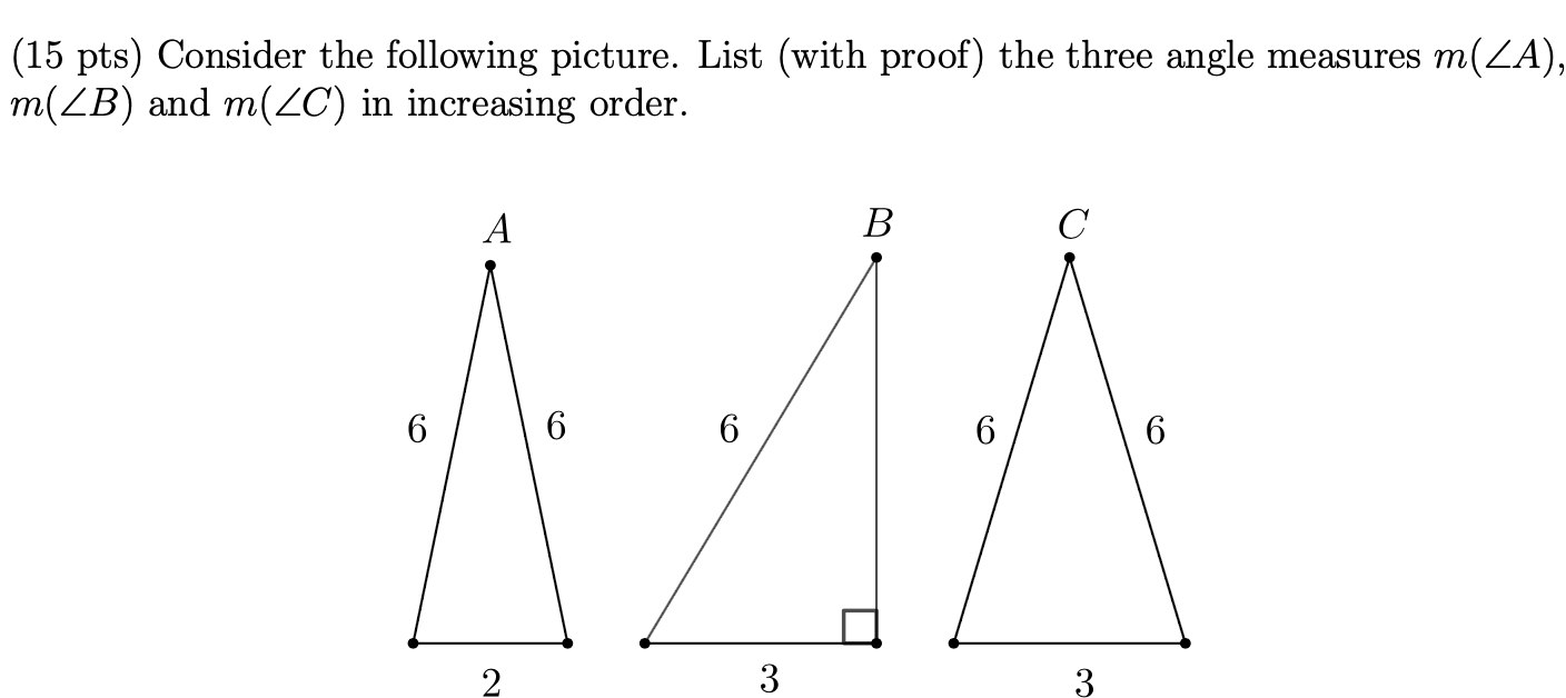 Solved Can this be done without use any trigonometry and | Chegg.com
