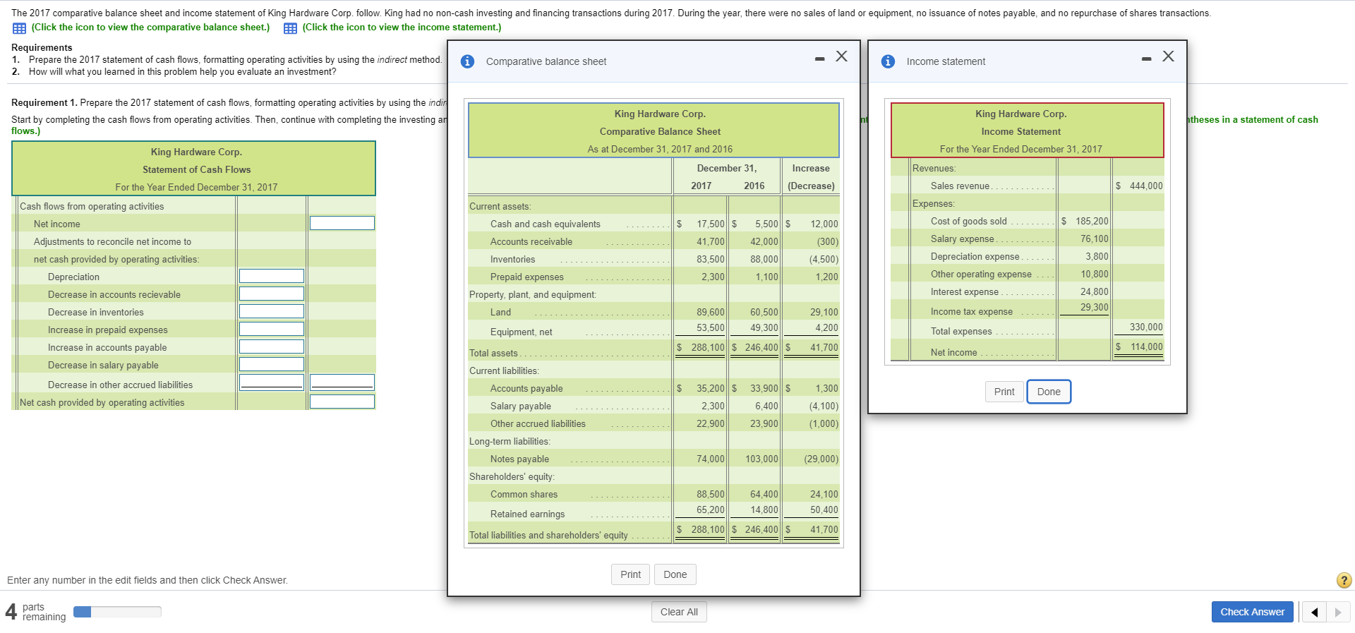 Solved Solve the full table with the data provided in the | Chegg.com