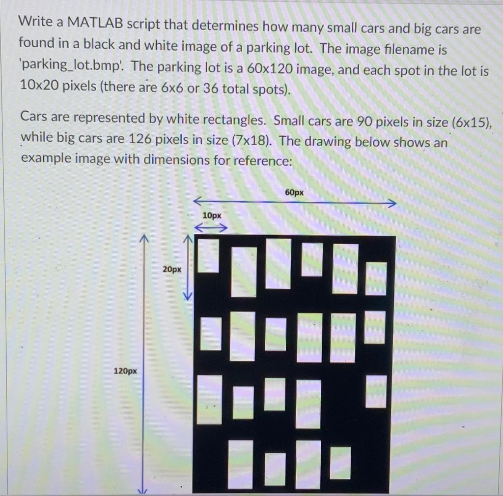 Write a MATLAB script that determines how many small | Chegg.com