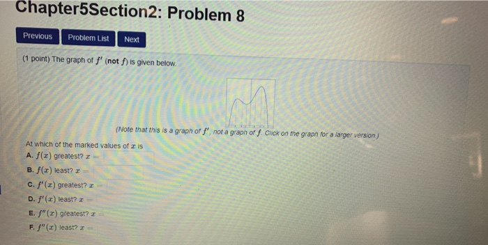 Solved Chapter5Section2: Problem 8 Previous Problem List | Chegg.com