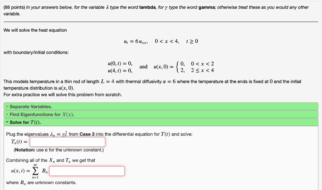 Solved We Will Solve The Heat | Chegg.com