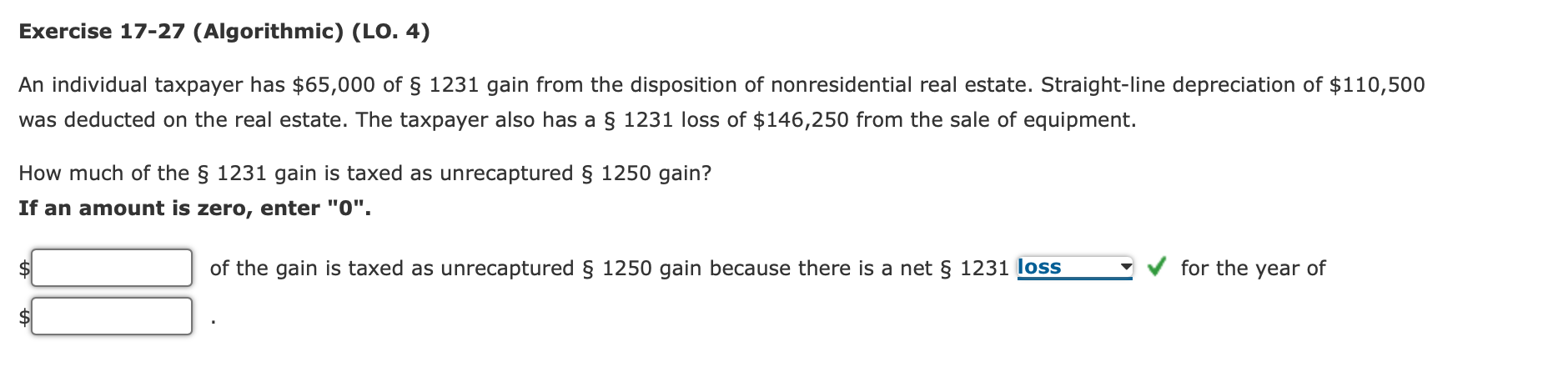 Solved Exercise 17-27 (Algorithmic) (LO. 4) An Individual | Chegg.com