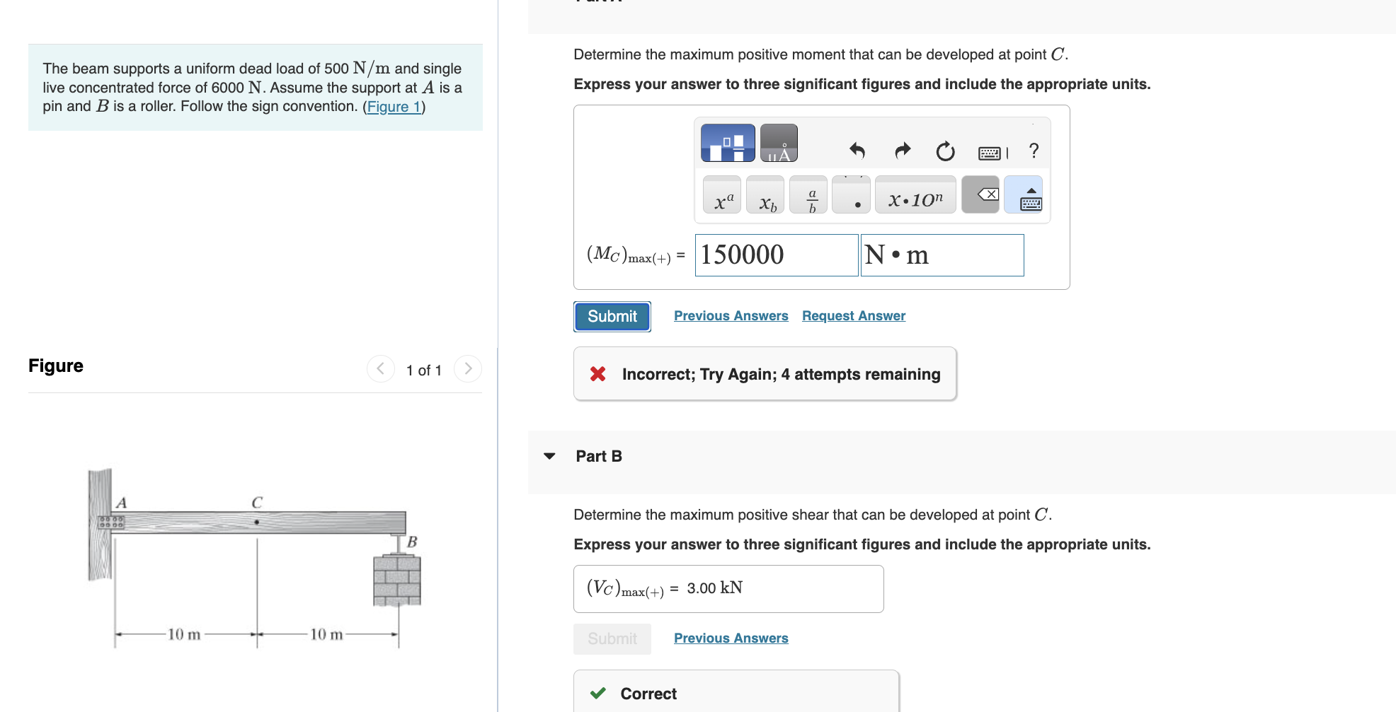 Solved Determine The Maximum Positive Moment That Can Be | Chegg.com