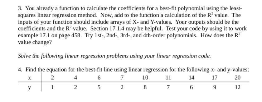 Solved 3. You already a function to calculate the | Chegg.com