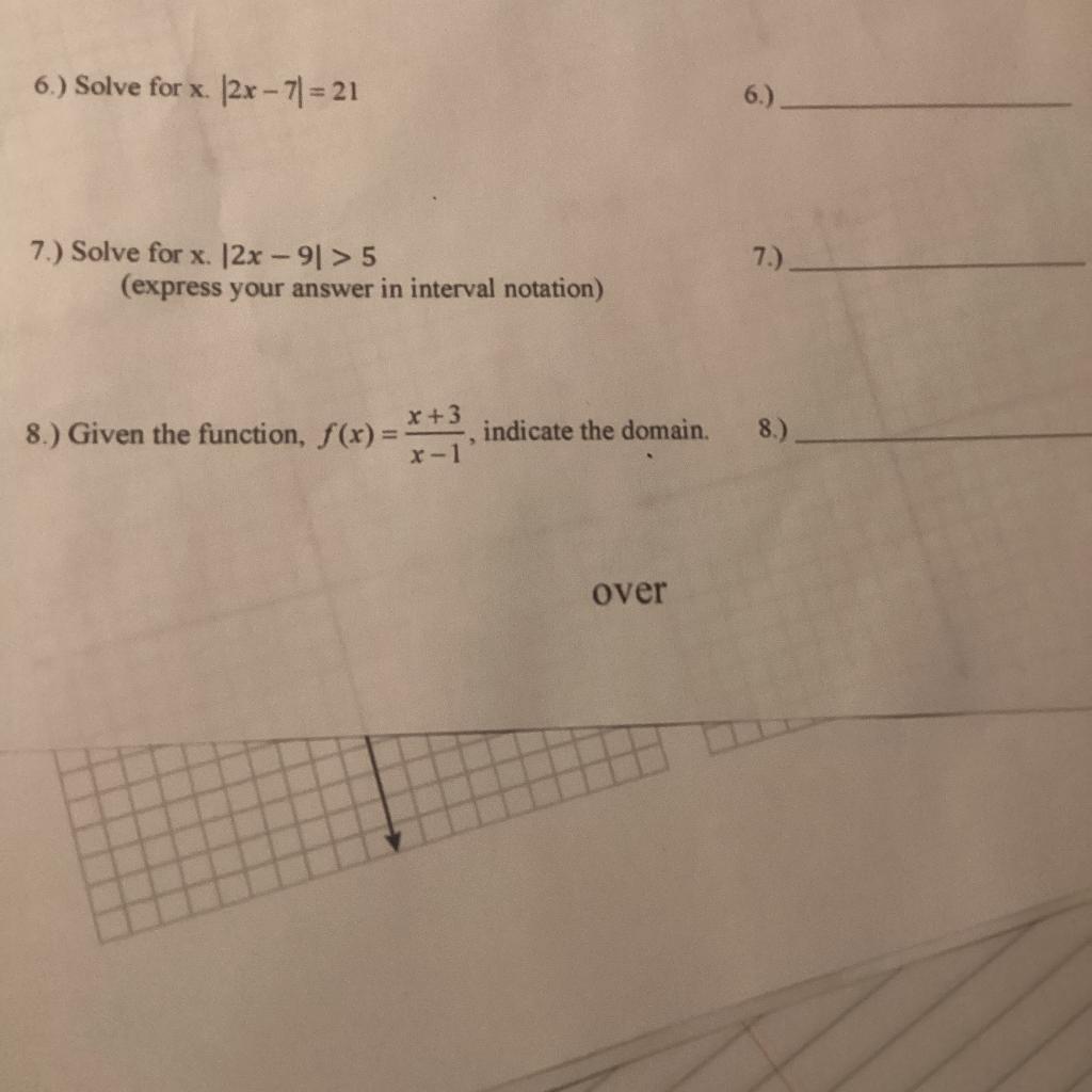 x 2 −15x 7= −6x−1 answer