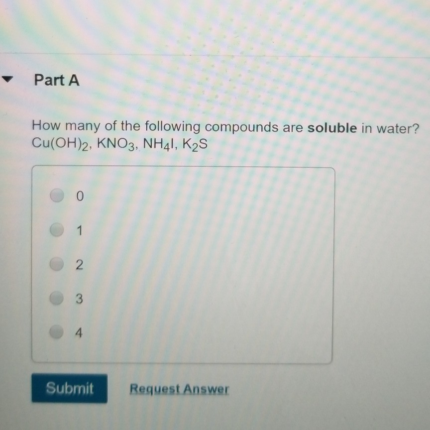 Solved Part A How many of the following compounds are