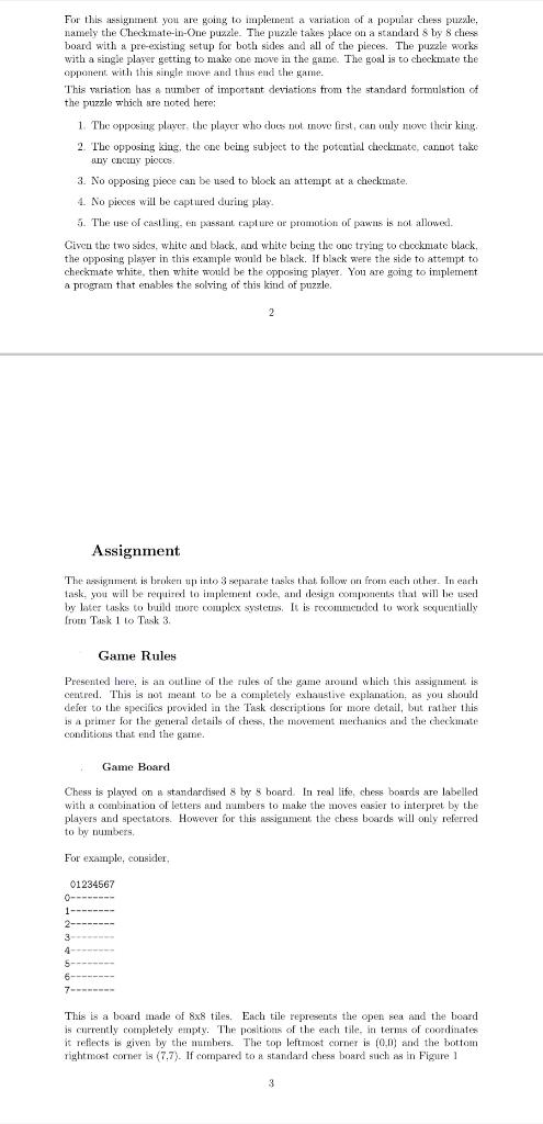 For this assignment you are going to implement a | Chegg.com