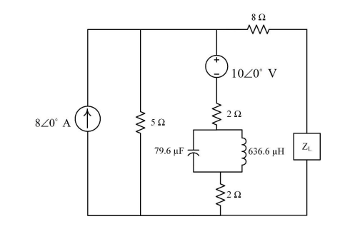 Solved Find the value of ZL in the figure below for maximum | Chegg.com