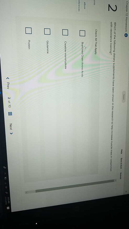 Solved Chapter 12 Homework Help Save &Exit Submit 2 Which of | Chegg.com