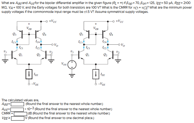 Solved ORIGINAL step by step What are Add and Acd for the | Chegg.com