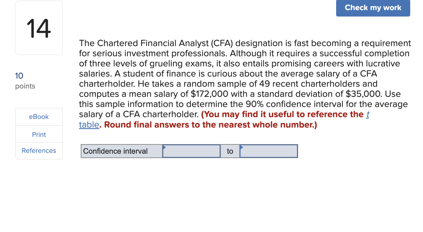 Solved The Chartered Financial Analyst (CFA) designation is | Chegg.com