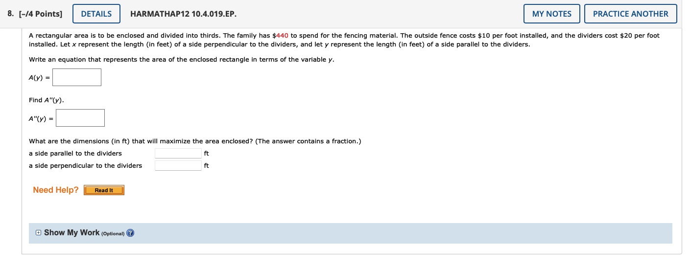 Solved installed. Let x represent the length (in feet) of a | Chegg.com