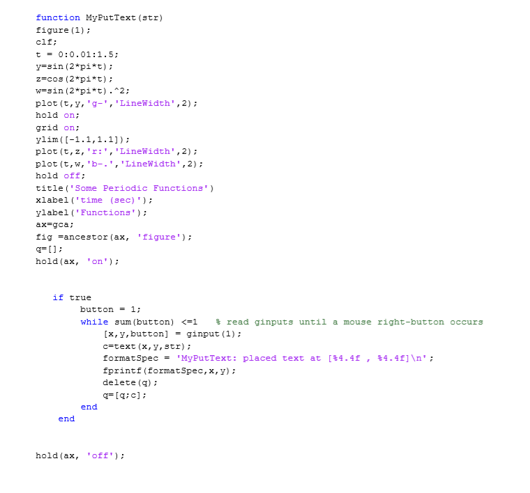 Matlab Project Text Labeling Interactive Tool Write a | Chegg.com