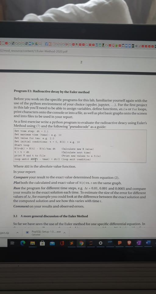 Solved PYTHON PROGRAMMING QUESTION. Hi im having trouble | Chegg.com