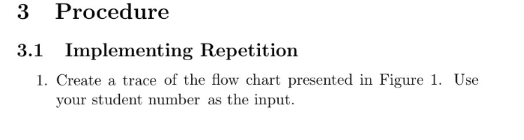 Solved 3 Procedure 3.1 Implementing Repetition 1. Create a | Chegg.com