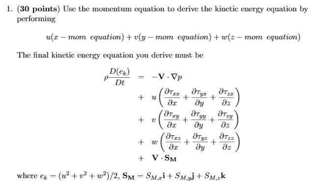 Momentum Formula