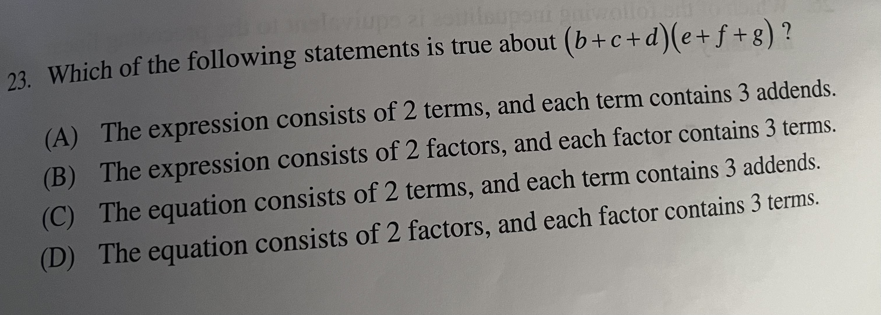 Solved 23. Which of the following statements is true about | Chegg.com