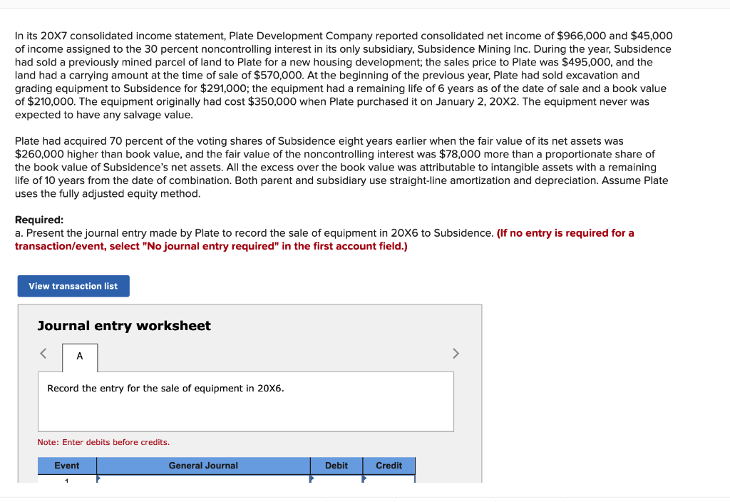 solved-in-its-20x7-consolidated-income-statement-plate-chegg