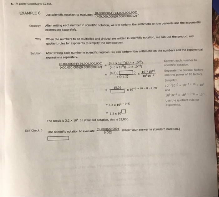 Solved Use scientific notation to evaluate: | Chegg.com