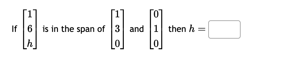 Solved If \\( \\left[\\begin{array}{l}1 \\\\ 6 \\\\ | Chegg.com