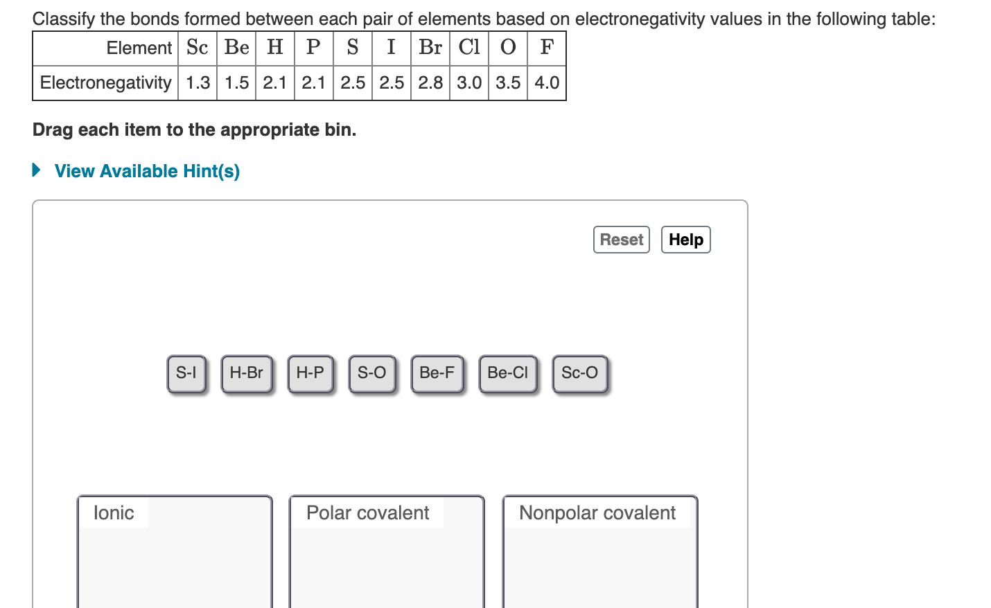 solved-classify-the-bonds-formed-between-each-pair-of-chegg