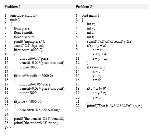 Solved For each of the source code fragments below 1) | Chegg.com