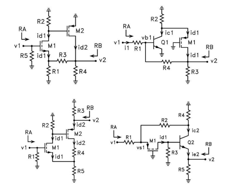 Solved Determine the feedback element and the feedback Circuit Diagram