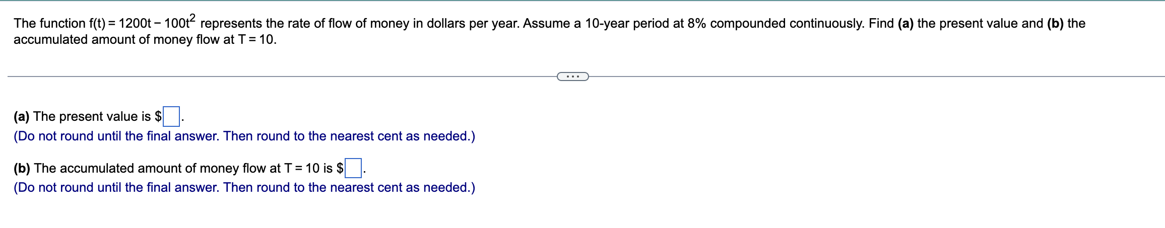 Solved The function f(t)=1200t−100t2 represents the rate of | Chegg.com