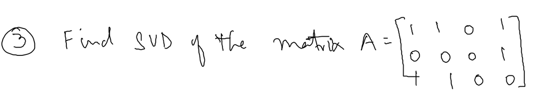 Solved Find SUD of the matrix A o I | Chegg.com