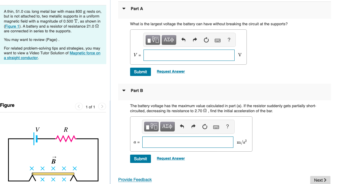 Solved Part A The Magnetic Field B In A Certain Region Is | Chegg.com