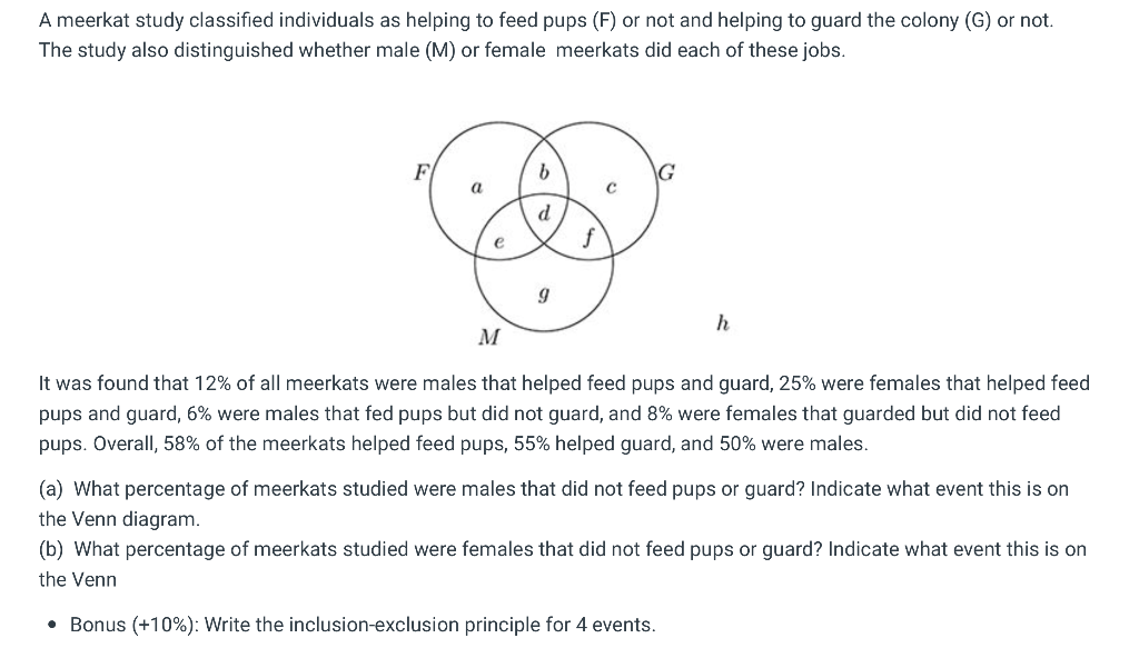 Solved I know the answer for (a) is 22% and g, but I would | Chegg.com