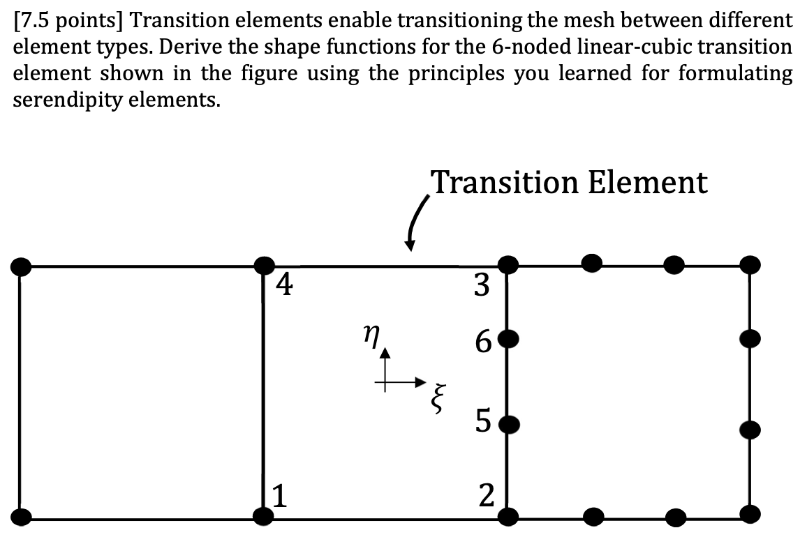 [7.5 points] Transition elements enable transitioning | Chegg.com