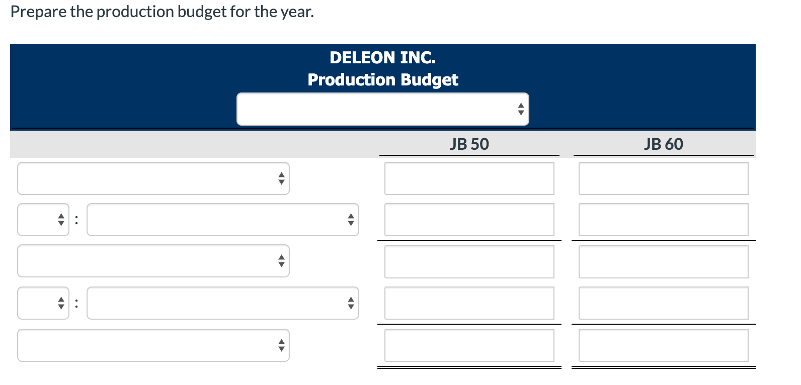 solved-deleon-inc-is-preparing-its-annual-budgets-for-the-chegg